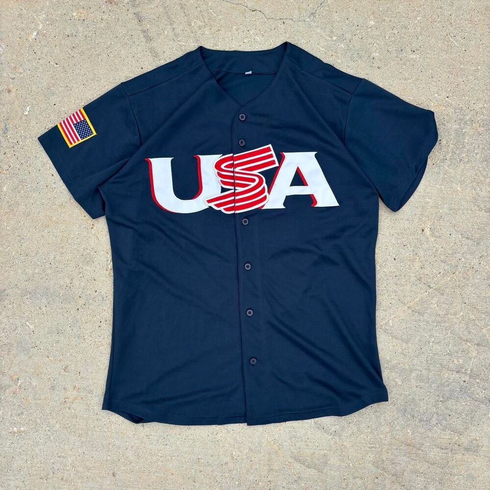 Team USA #27 Baseball Jersey Size Small